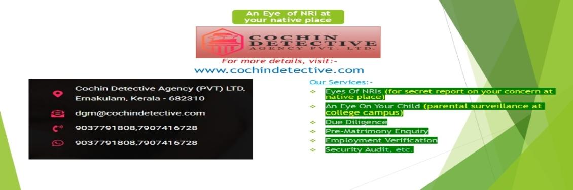 Cochin Detective Agency Pvt. Ltd. banner