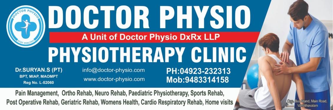 Doctor Physio Physiotherapy Clinic banner