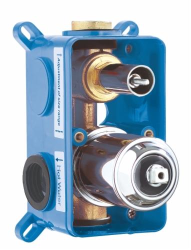 45mm High Flow Single Lever Concealed Diverter Body Image 1