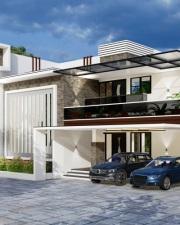 3000 Sq Ft Residential Project @ Kazhakkoottam Thiruvananthapuram by Adhvait Architecture and Vastu Building Designs product