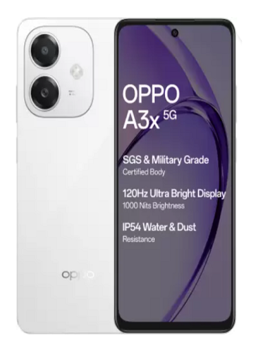 OPPO A3x 5G (Starlight White, 128 GB) (4 GB RAM) Image 1