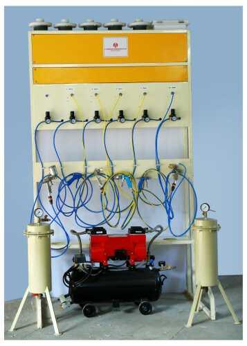 Silver spray metallizing machine Image 1