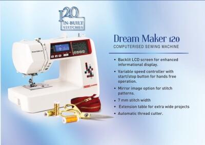 Dream Maker 120 Computerised Sewing Machine Image 1