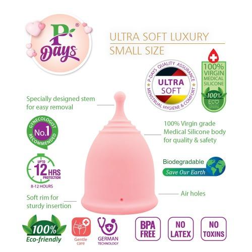 MENSTRUAL CUPS - ULTRA SOFT LUXURY SMALL Image 2