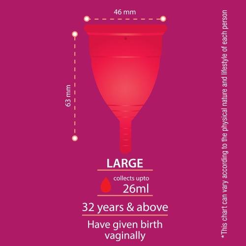 MENSTRUAL CUPS - PREMIUM PLUS LUXURY LARGE Image 2