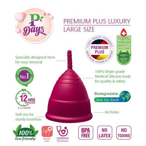 MENSTRUAL CUPS - PREMIUM PLUS LUXURY LARGE Image 3