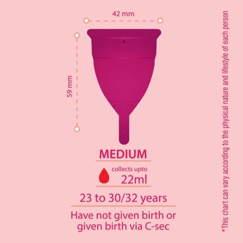 MENSTRUAL CUPS - PREMIUM PLUS LUXURY MEDIUM Image 3