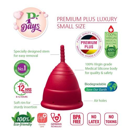 MENSTRUAL CUPS - PREMIUM PLUS LUXURY SMALL Image 3