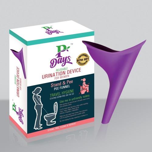 P-DAYS” PEE FUNNEL / FEMALE URINATION DEVICE (RE USABLE) Image 1