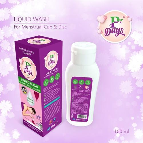 P-DAYS” LIQUID WASH For Menstrual Cups/Disc (100 ml Bottle) Image 2