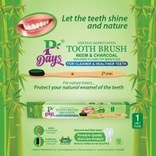 Image 2 - P-DAYS” HERBAL BAMBOO TOOTHBRUSH (SINGLE UNIT PACK)