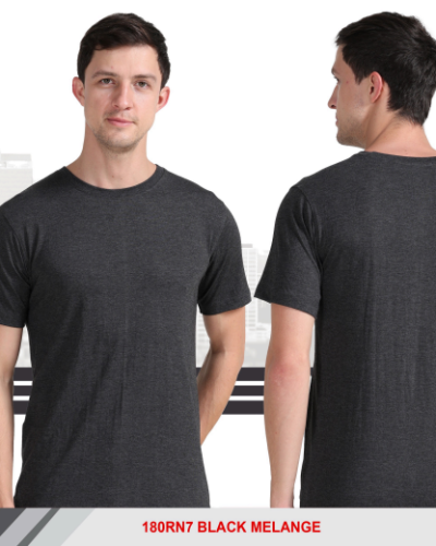 Cotton Biowash Round Neck T-Shirt (Set 2) Image 3