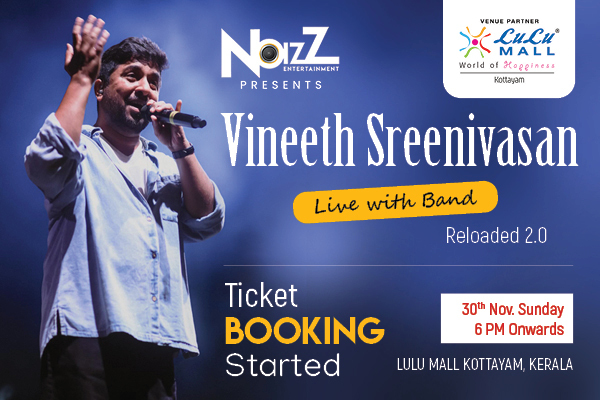 Vineeth Sreenivasan Live with Band, Kottayam