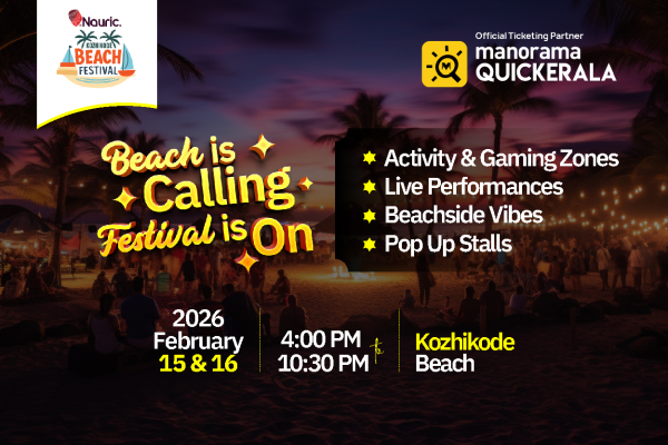 NAURIC KOZHIKODE BEACH FESTIVAL, KOZHIKODE