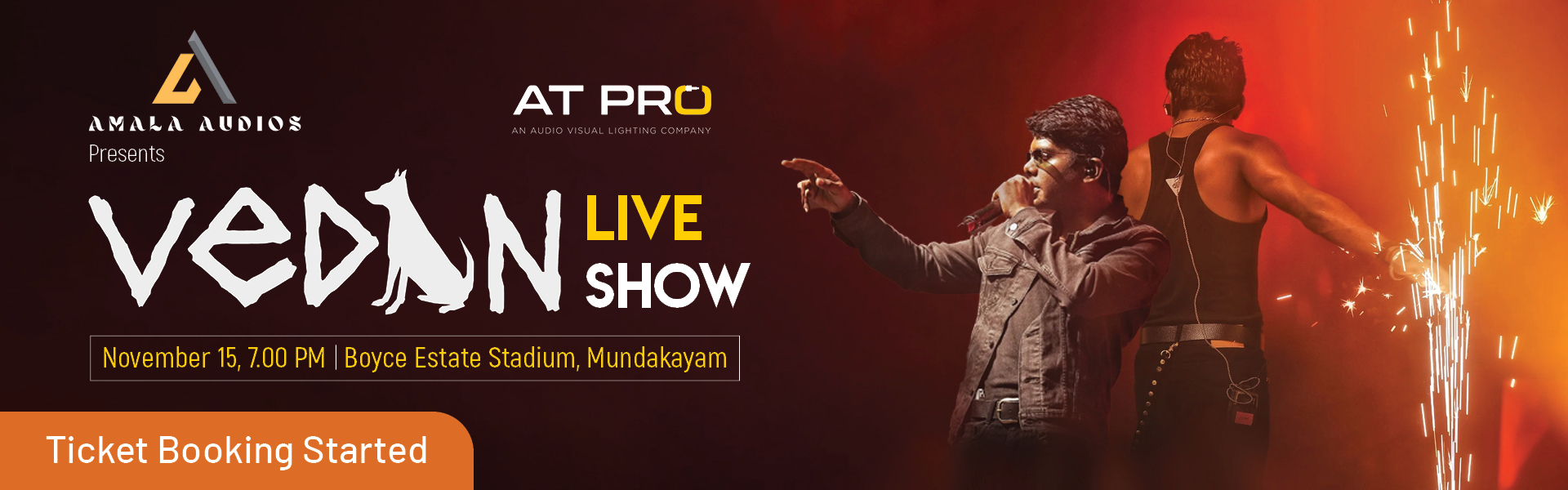 Vedan Live Show at Mundakayam