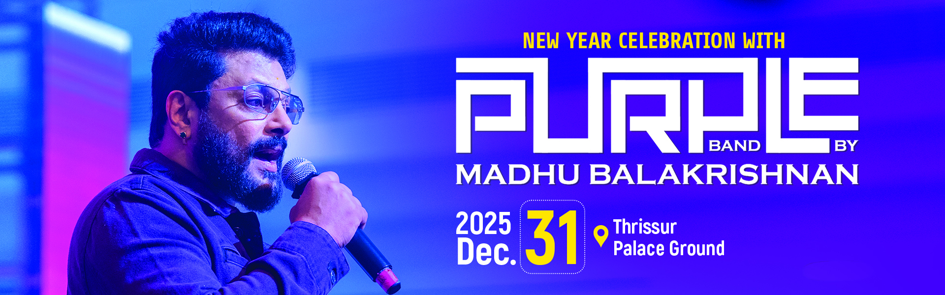 New Year Celebration with Purple Band by Madhu Balakrishnan