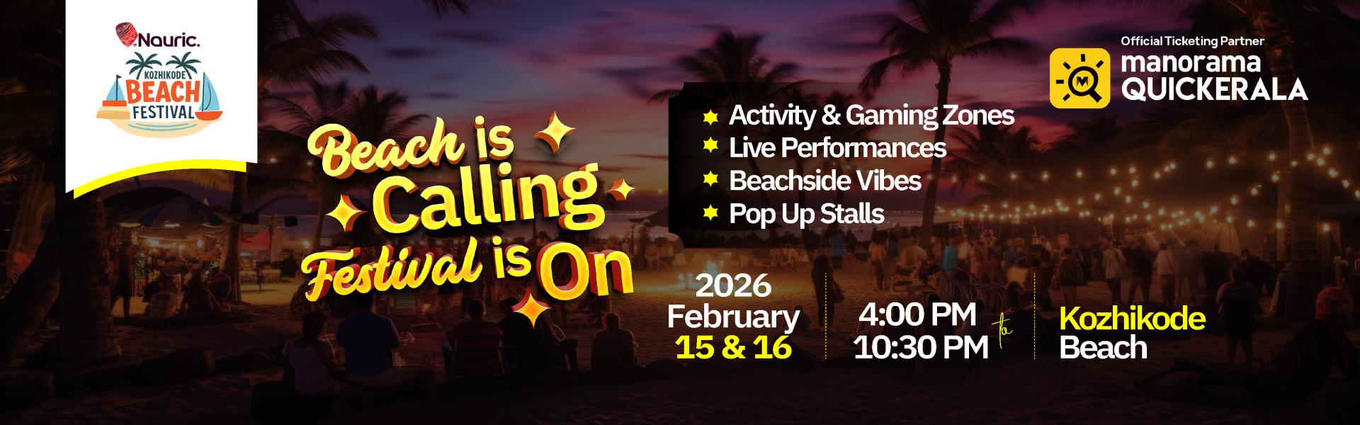 NAURIC KOZHIKODE BEACH FESTIVAL