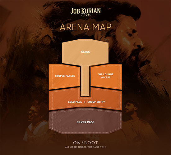 JOB KURIAN LIVE AT ONE ROOT Seating
