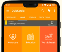 Quickerala mobile app